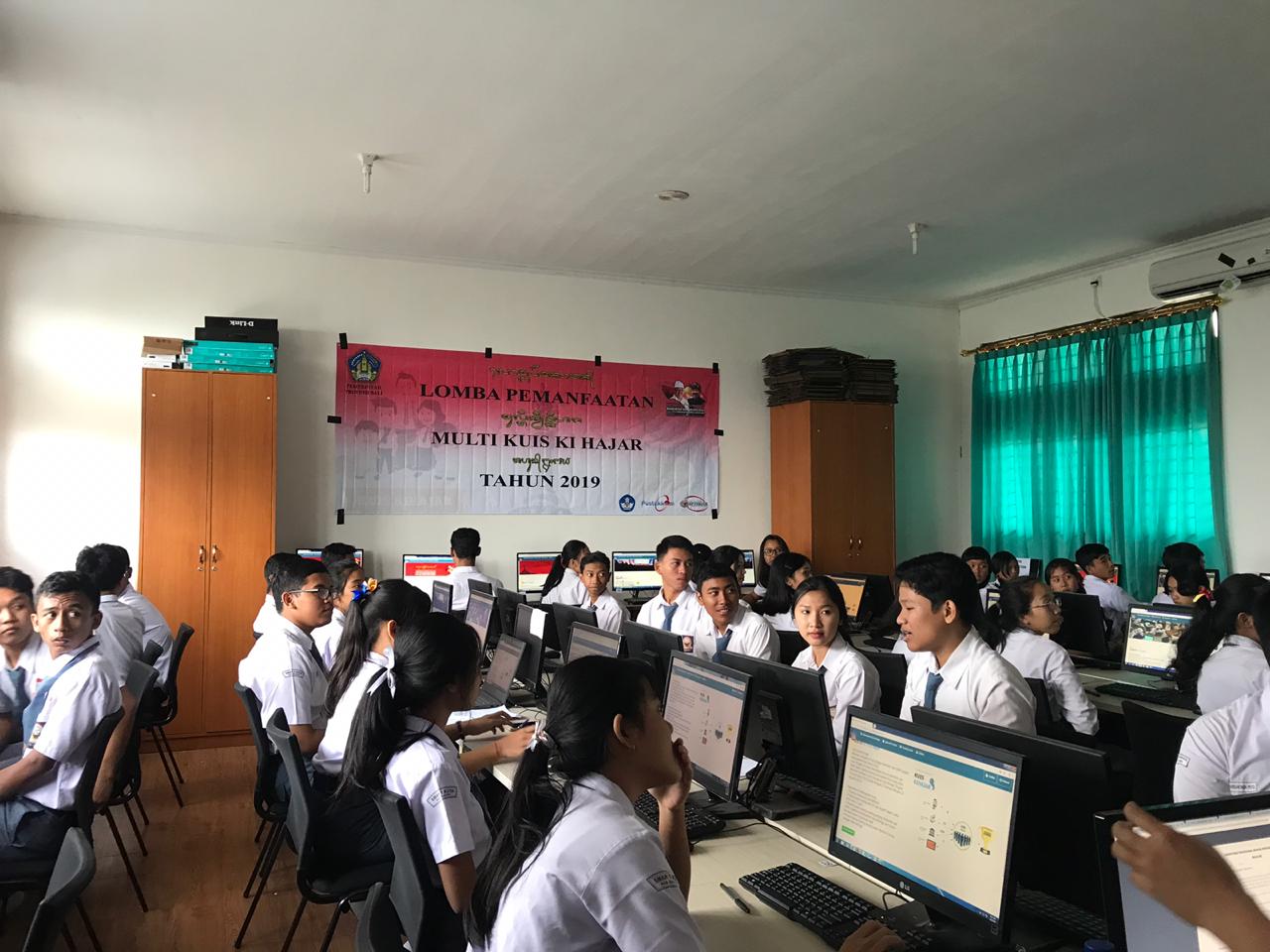 Kuis kihajar 2019 diikuti siswa/siswi terbaik se kabupaten badung